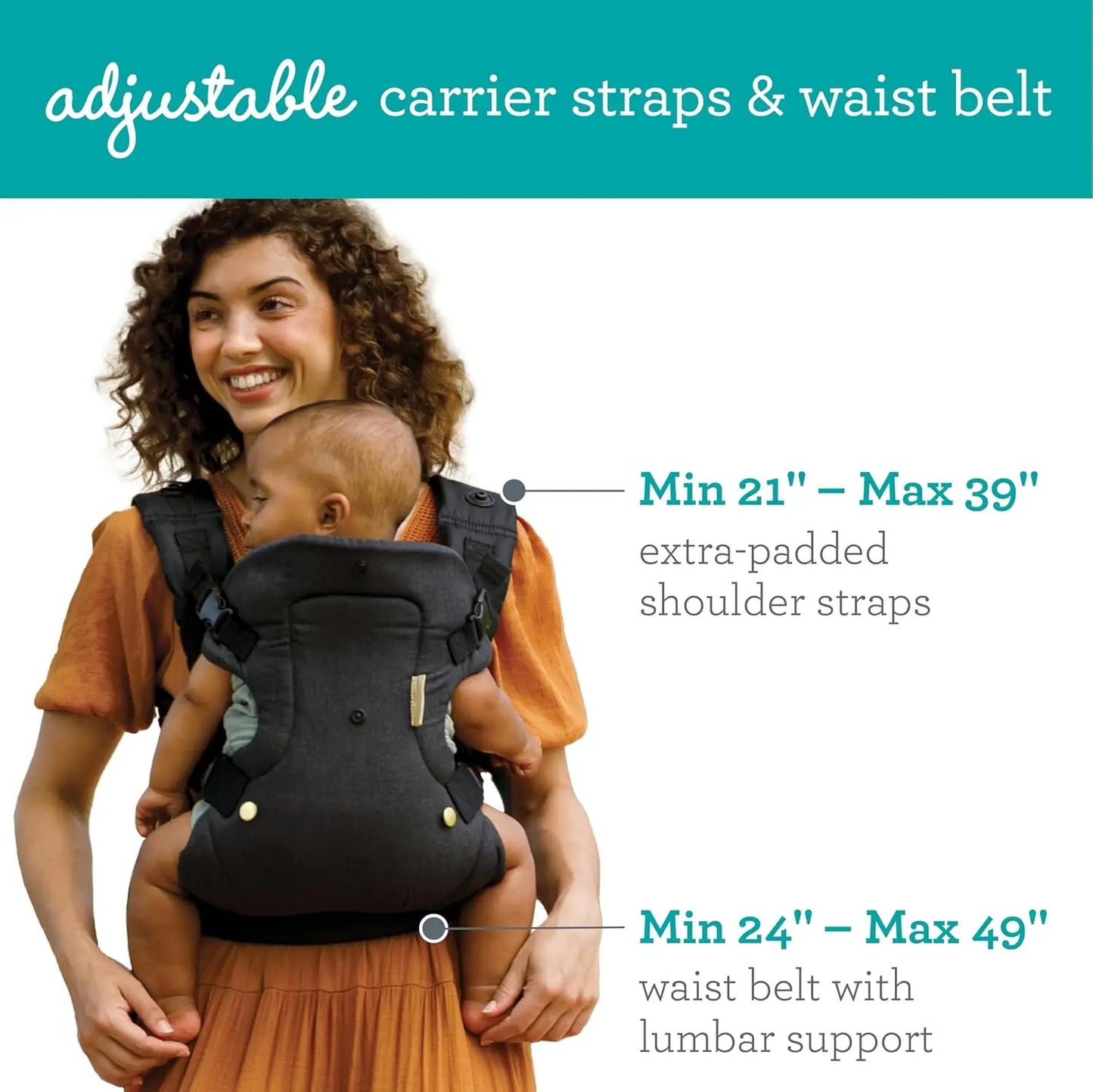 Closure 4-In-1 Convertible Baby Carrier And Diaper Bag Set