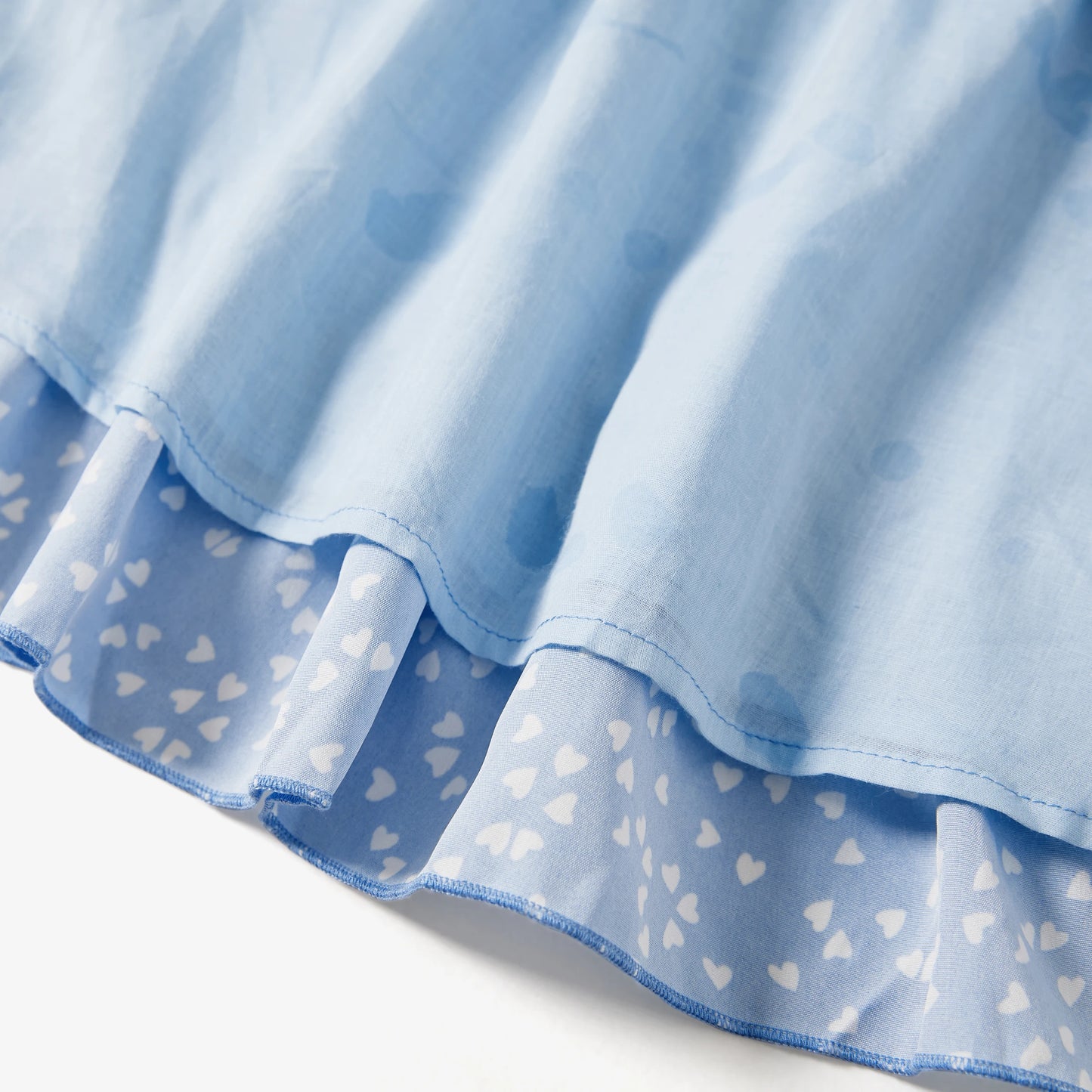 PATPAT Matching Mother Daughter Dot Print Ruffle Dress Set