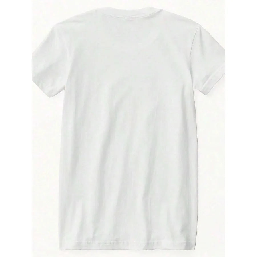 Fashion Forward Womens Short Sleeve Cotton Tee Print
