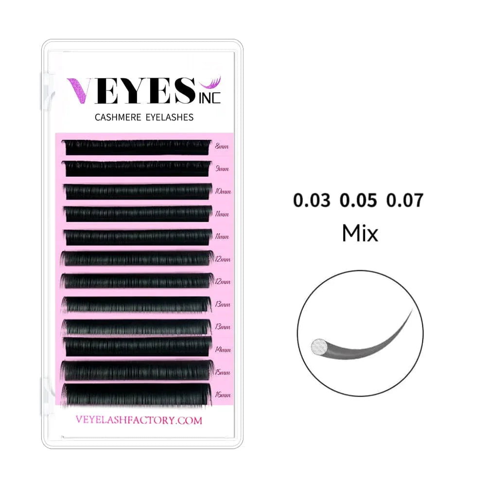 Veyes Inc Cashmere Faux Mink Individual Volume Lashes