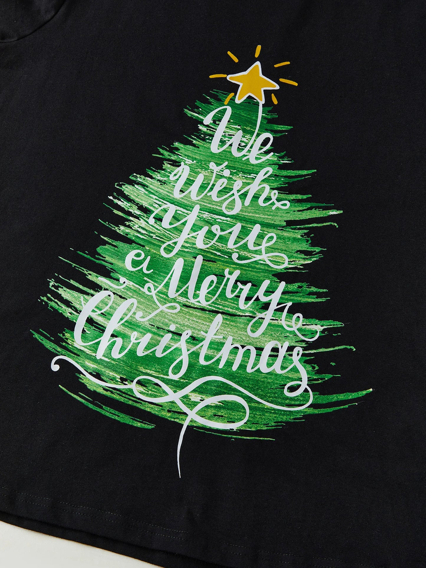 Christmas Family Matching Pajamas Set Tree Plaid Print Holiday Sleepwear