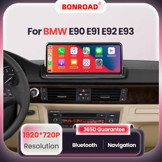 Bonroad Wireless CarPlay Android Auto Head Unit For Bmw E90