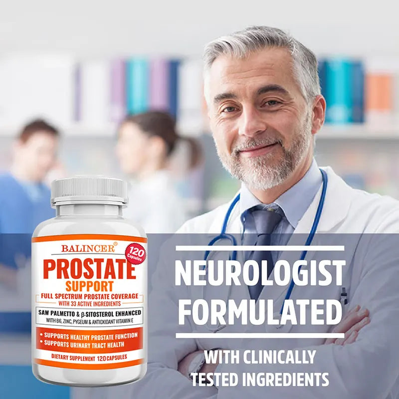 Bcuelov Prostate Health Minerals And Vitamins With Saw Palmetto