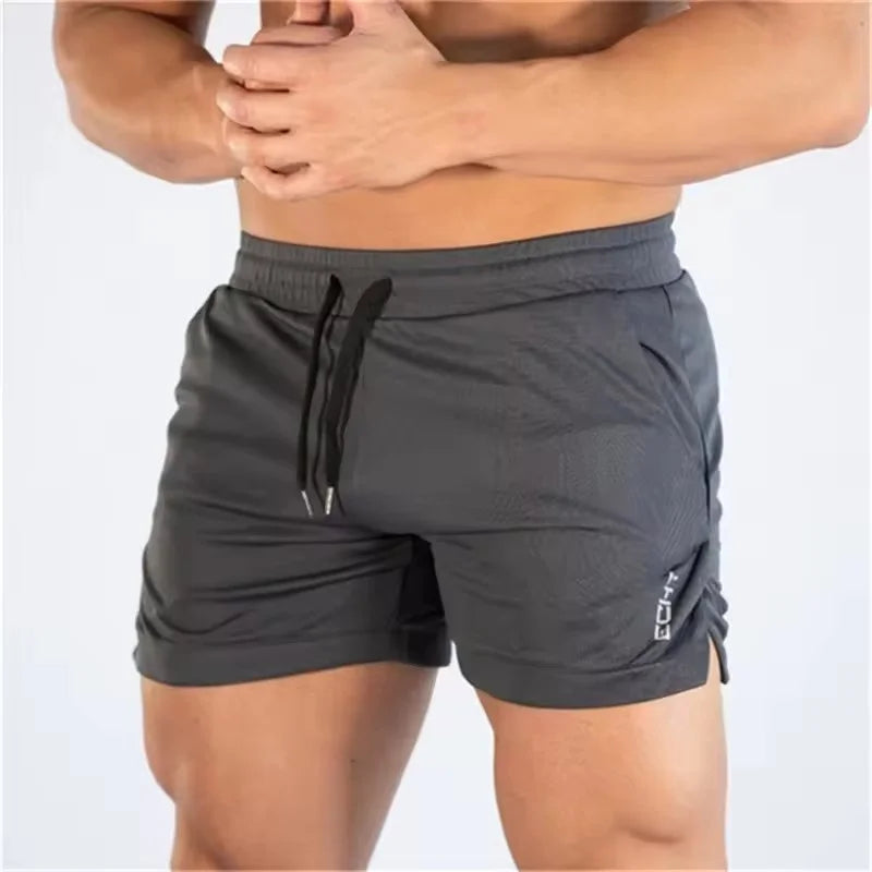 Men Breathable Quick Dry Mesh Sports Shorts Gym Beachwear