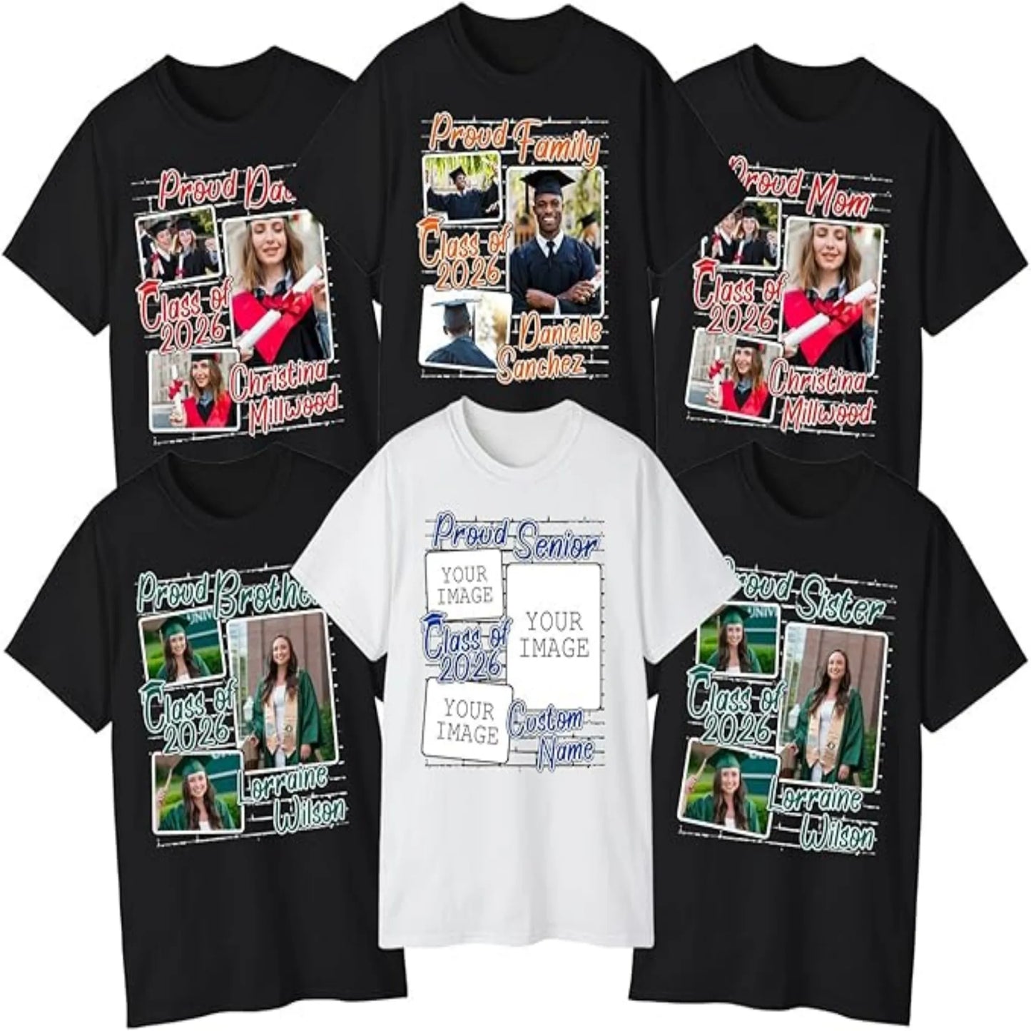 Proud Family Graduate Shirt Custom Photo For Student
