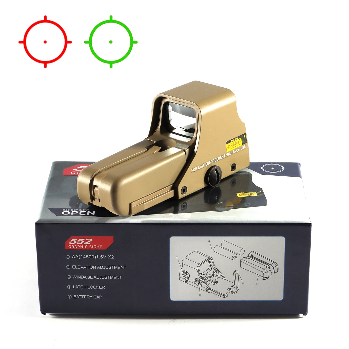 Bestsight Holographic Reflex Sight 551 552 553 558 20mm Mount