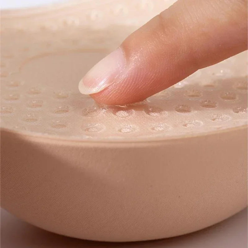 Invisible Strapless Silicone Nipple Tape Bra Reusable Push Up Adhesive