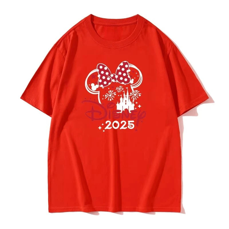 Disney Family Cotton T Shirt For Mother Father Son Daughter