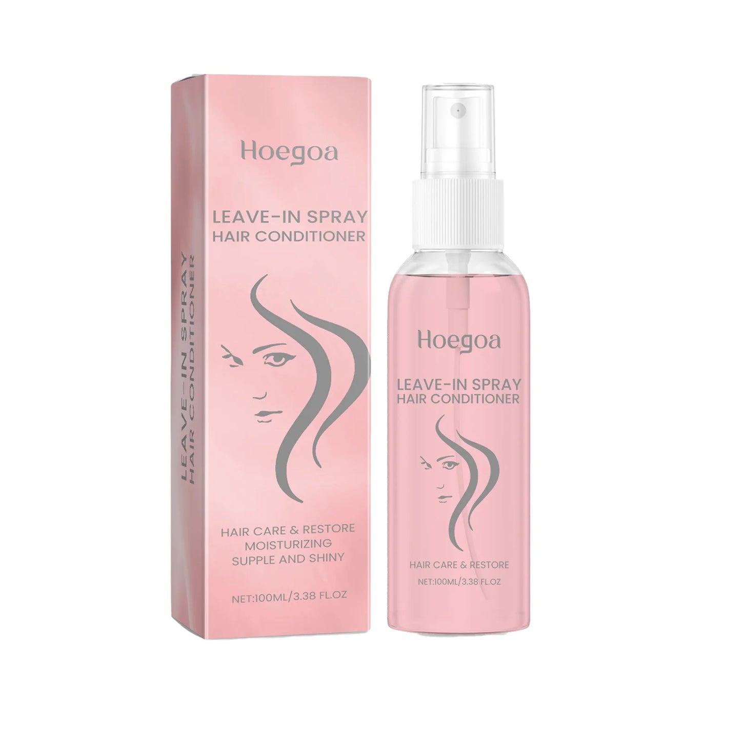 HOEGOA Leave In Hair Conditioner Spray For Nourished Frizz Control