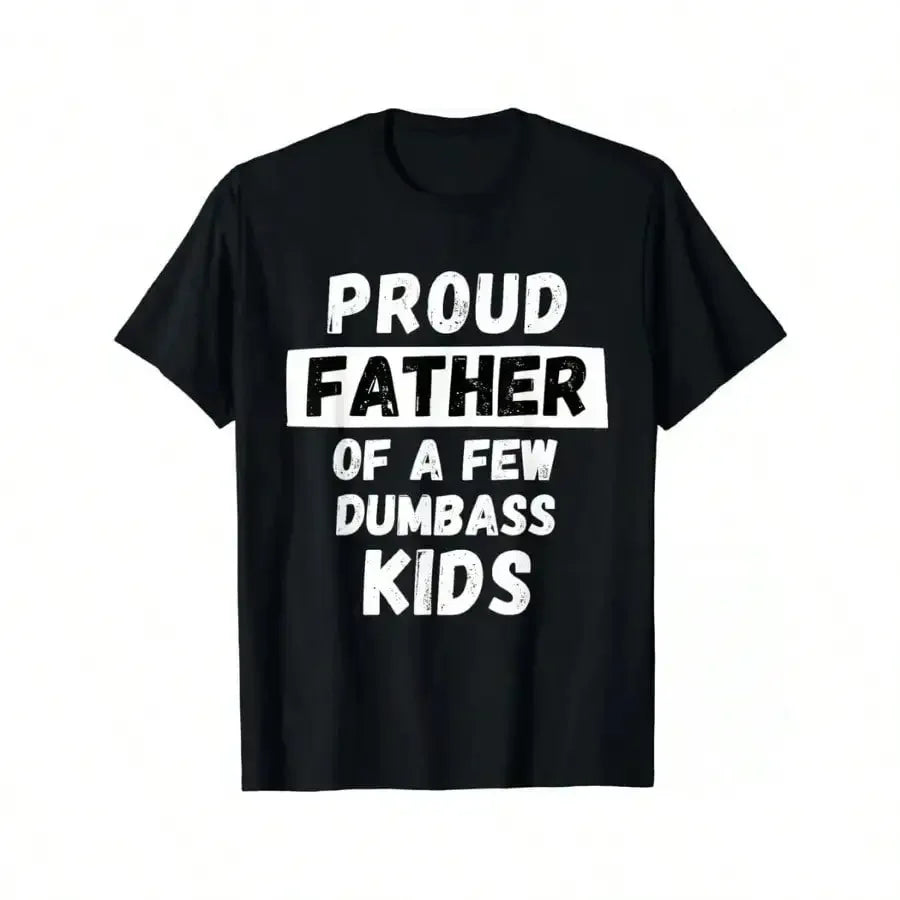MNHK Dad of Dumbasses Tee Premium Cotton Crew Neck for Fathers Day