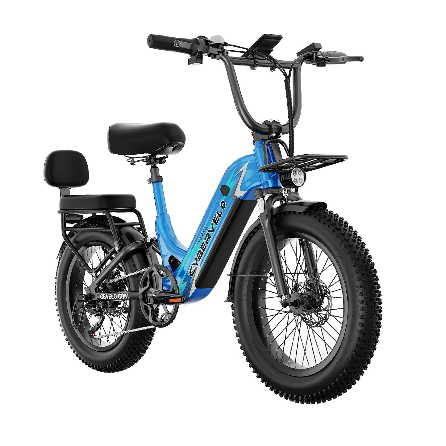 CYBERVELO EK12 Electric Bike 1500W Peak 20Ah Battery 80 Miles