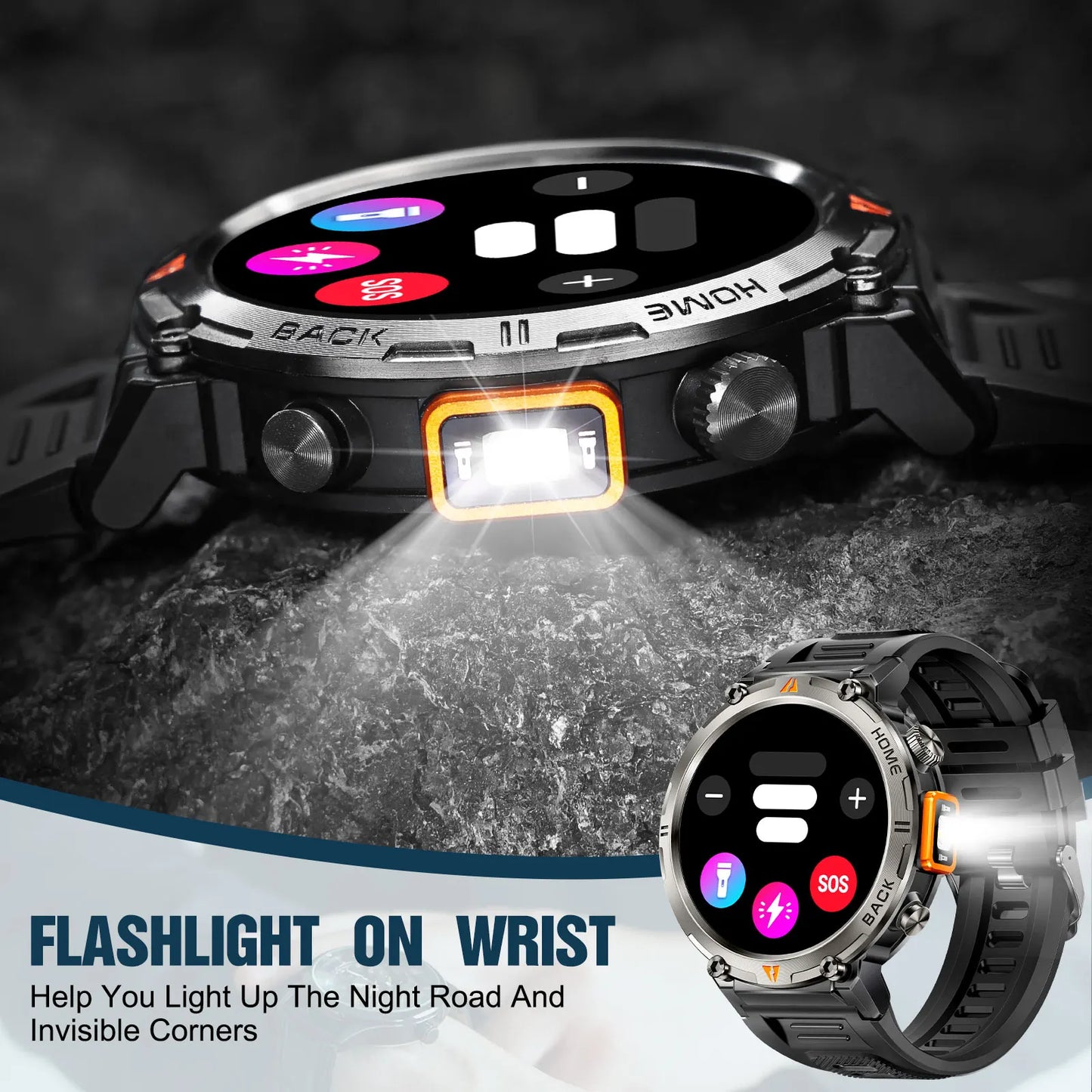 EIGIIS KE3 Bluetooth Call Smartwatch For Men Touch Screen