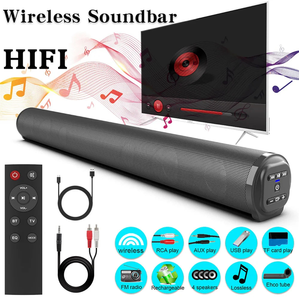 CURUK Sound Bar 2 Bluetooth Speaker With Subwoofer
