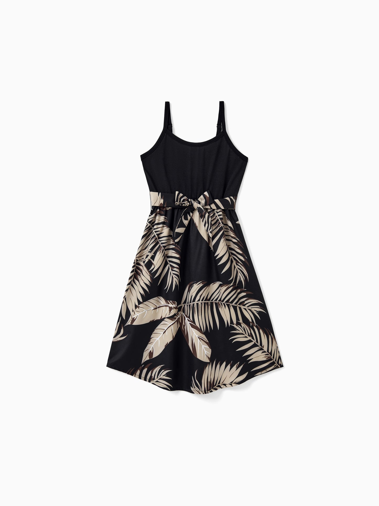 PATPAT Family Matching Tropical Leaf Print Outfit Set