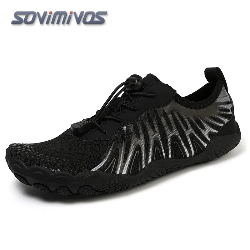 SOVIMIVOS Barefoot Trail Shoes Men Women Hiking Water Shoes