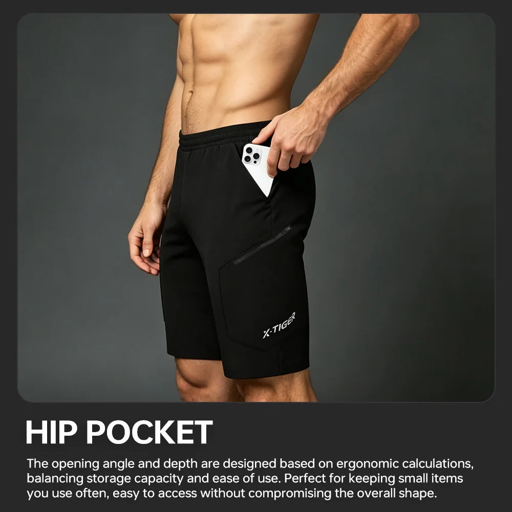 X-TIGER 2 In 1 Cycling Shorts Padded For Mountain MTB