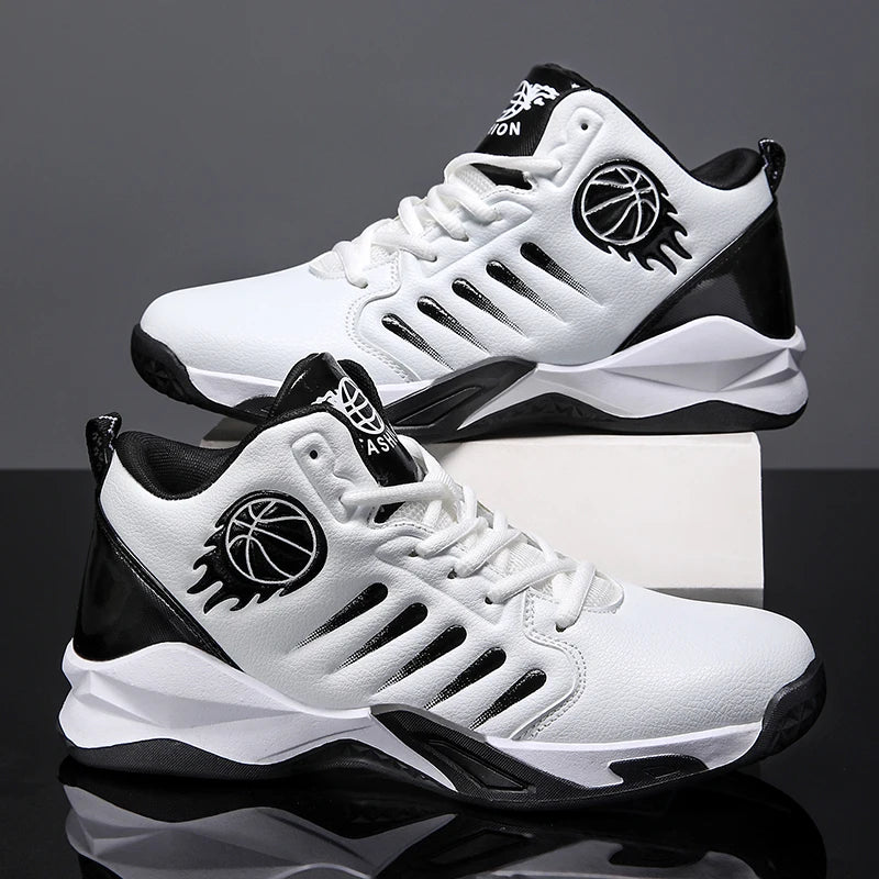 Louis Kadhrcn Mens Basketball Shoes Breathable Non Slip Sneakers
