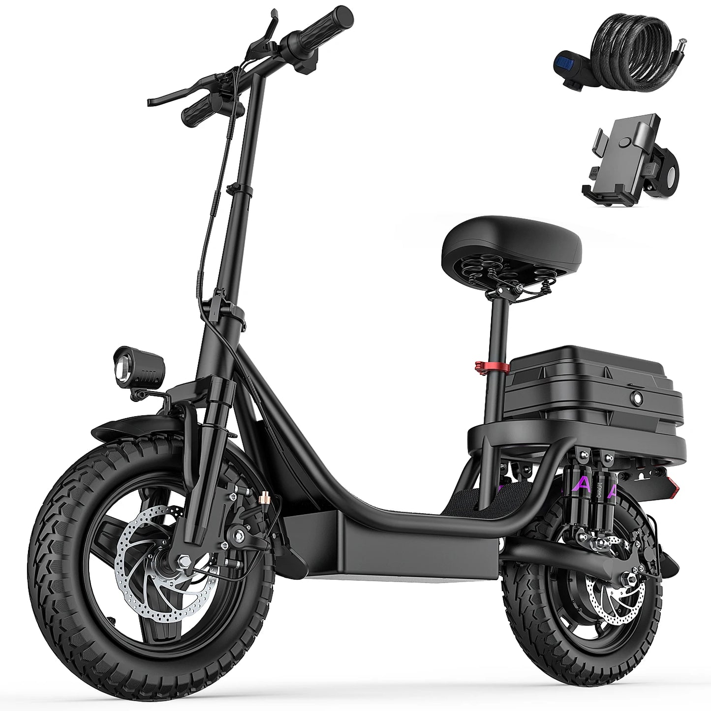 UPlee GQ8 Folding Electric Bike For Adults 48V 15Ah Battery