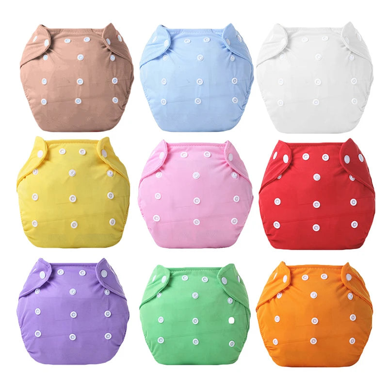 Baby Training Pants Buttons Diaper Underwear Washable Breathable Cotton