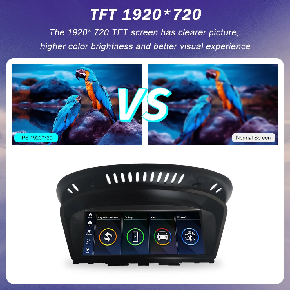 Road Top Touch Screen CarPlay Radio for BMW 3 Series
