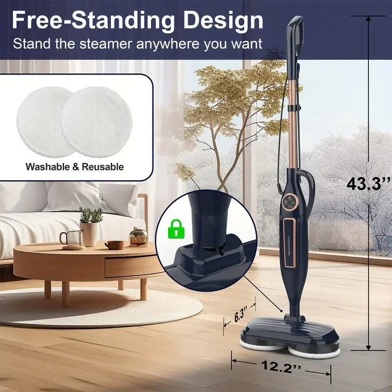INSE VM6 Steam Mop Cleaner 10in1 Hardwood Floor Steamer