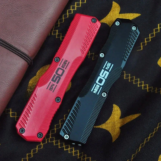 K9000 Diskin Livewire Folding Knife D2 Blade EDC Zinc