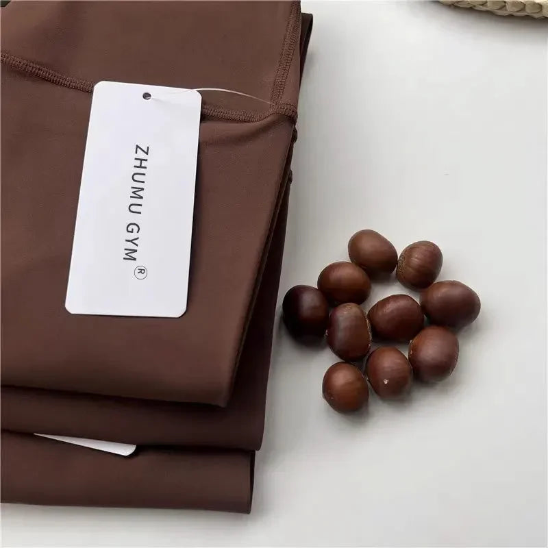 Cozokcn Womens Seamless High Waist Fitness Leggings Nylon Spandex