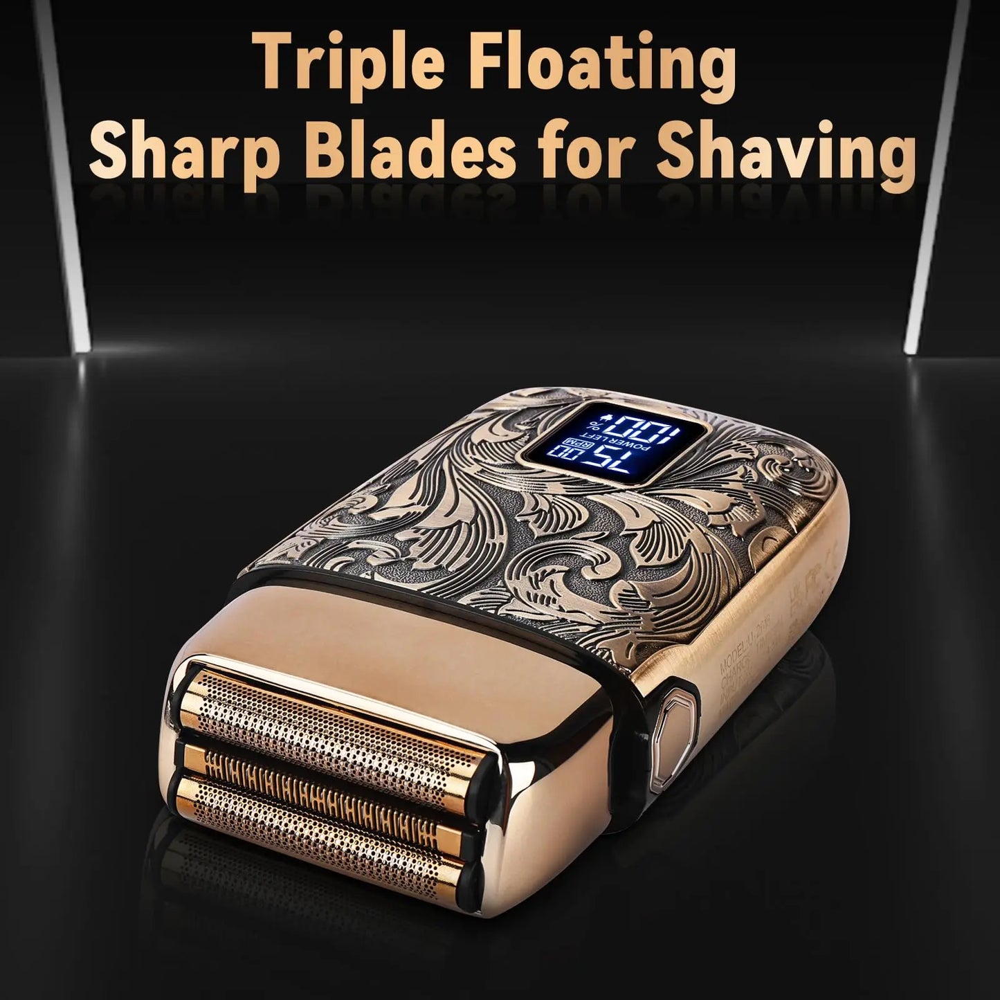 Electric Foil Shaver For Men With LCD Display 3 Speeds