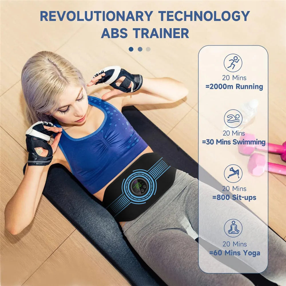 Brangdy EMS Muscle Toner Belt Abdominal Shaping Waist