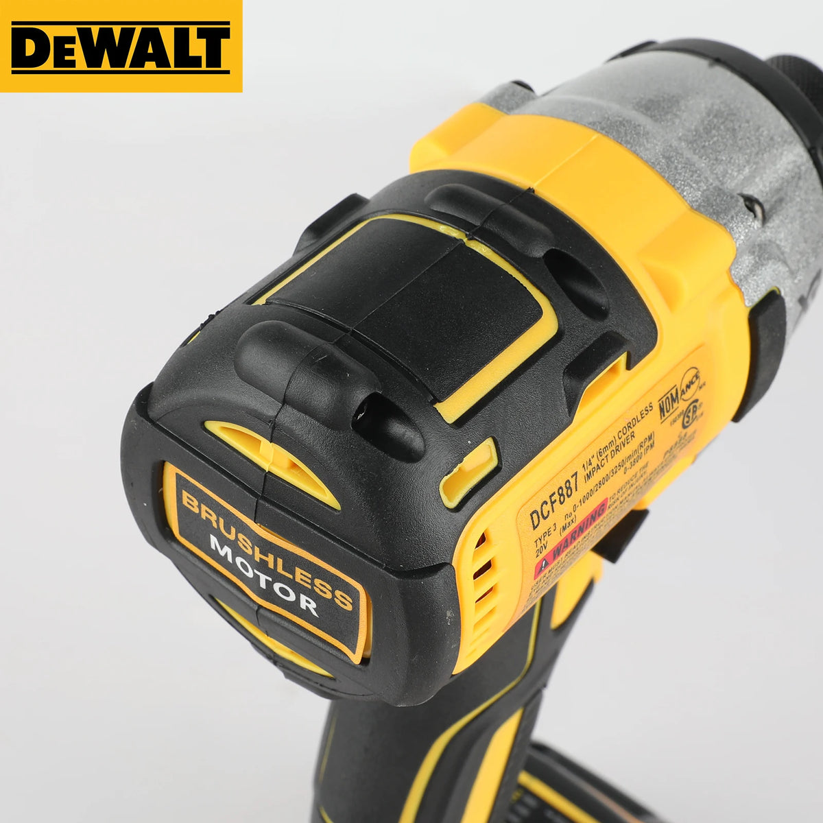 DeWalt DCD887 20V Brushless Cordless Impact Drill, Lithium-Ion Powerhouse All-in-One Screwdriver Drill for Drilling Driving