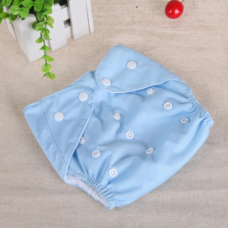 Baby Training Pants Buttons Diaper Underwear Washable Breathable Cotton