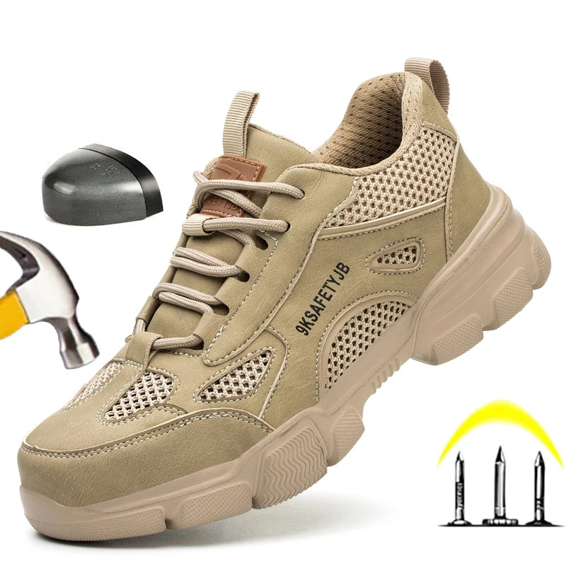 Kankeirr Indestructible Steel Toe Safety Shoes For Men And Women