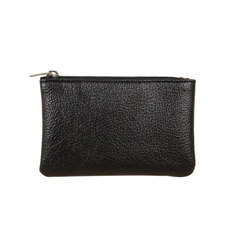 Women's Small Coin Wallet Zipper Card Purse PU Leather Bag