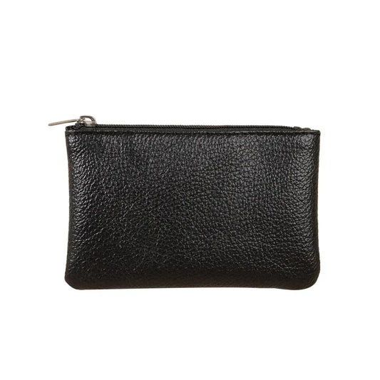 Women's Small Coin Wallet Zipper Card Purse PU Leather Bag