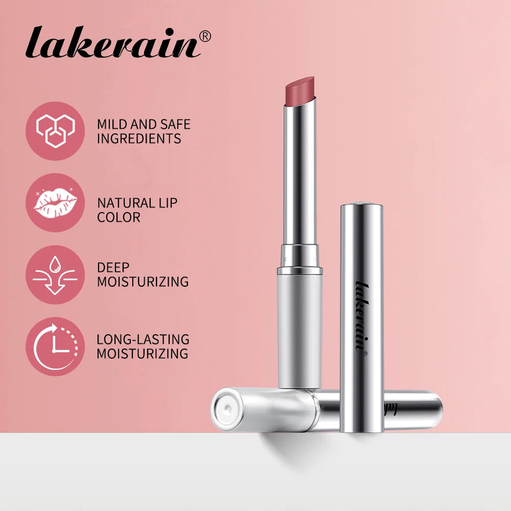 Lakerain Nearly Lipstick Lip Balm Creamy Texture Moisturizing