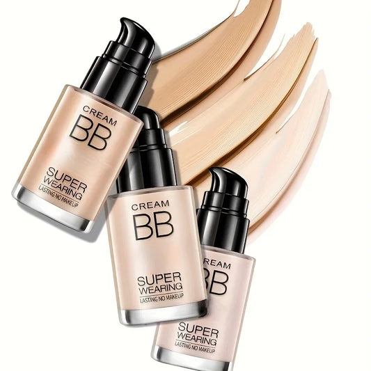 BB Cream Foundation Waterproof With Brush Long Lasting Moisturizing
