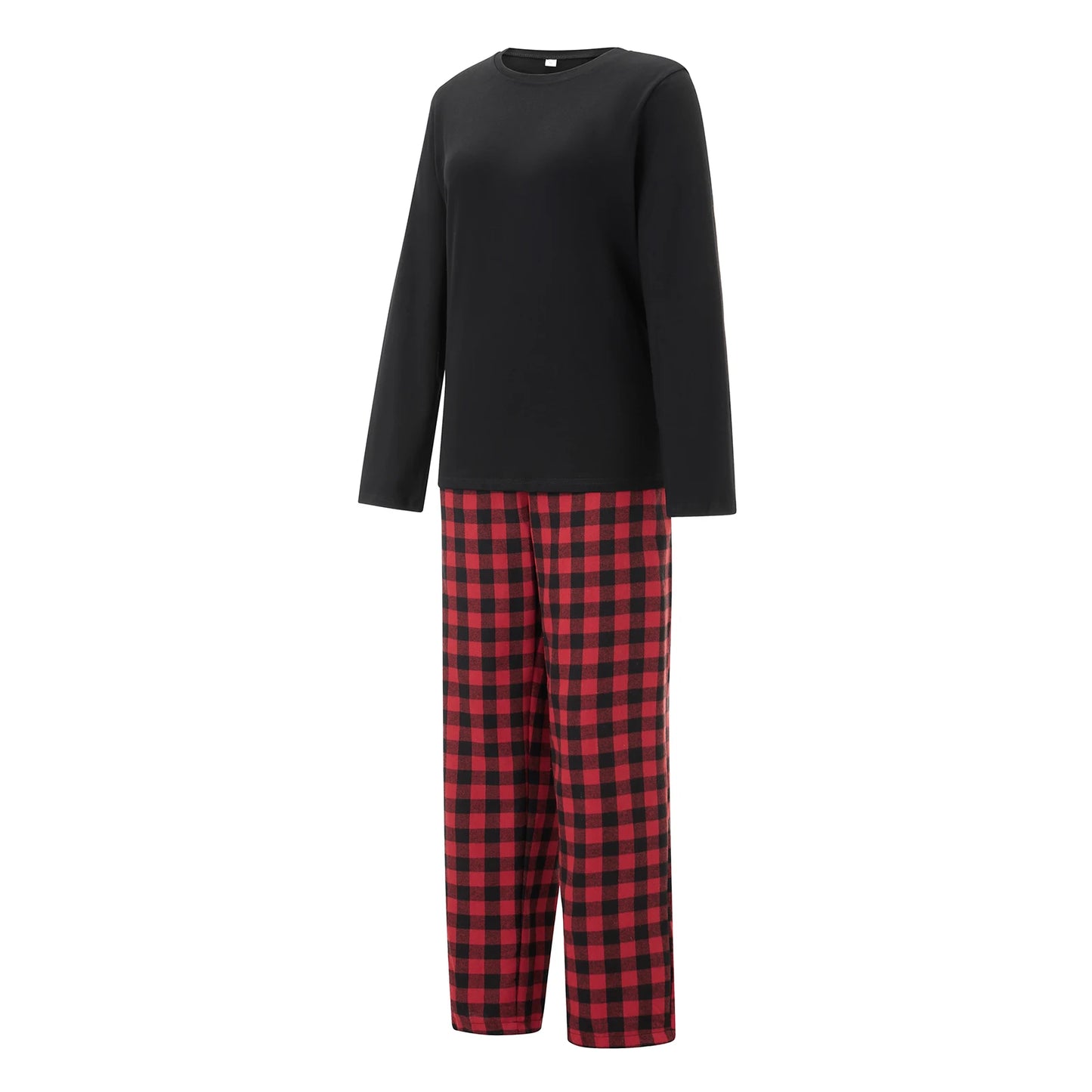 Family Matching Christmas Pajama Set Plaid Print Sleepwear