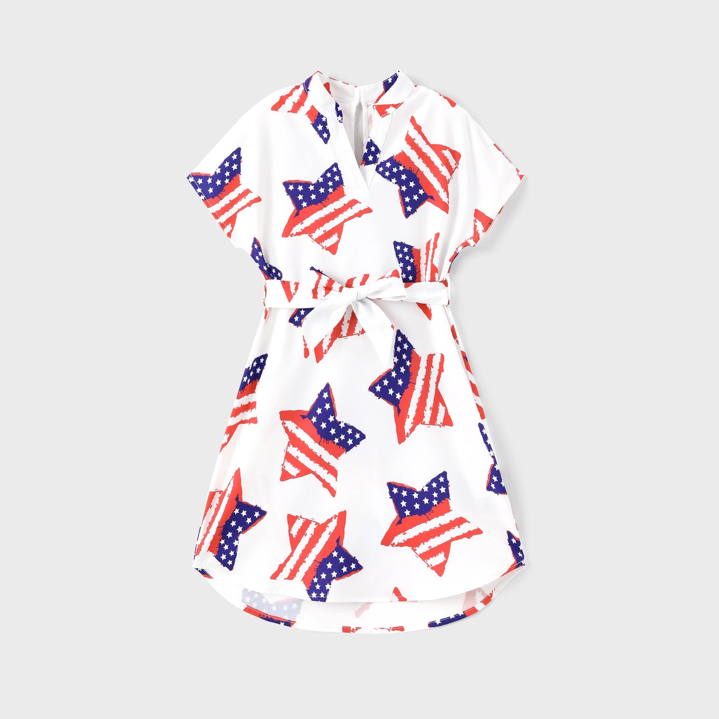PATPAT Independence Day Family Matching Outfits Star Print Set
