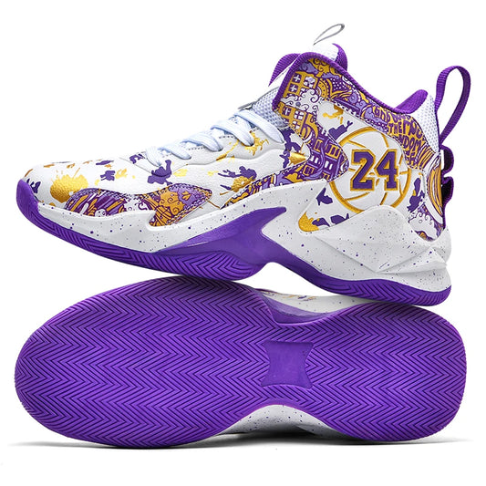 Louis Kadhrcn Men's Basketball Shoes No Slip Breathable Outdoor