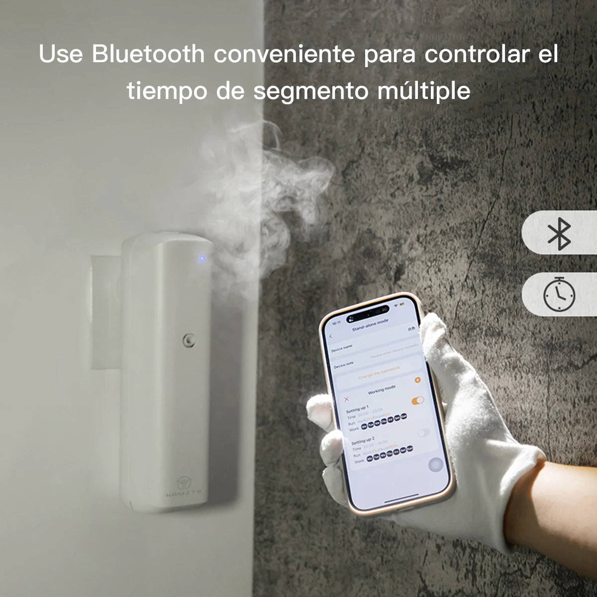NAMSTEC Plug In Wall Fragrance Diffuser Waterless Smart Air Diffuser