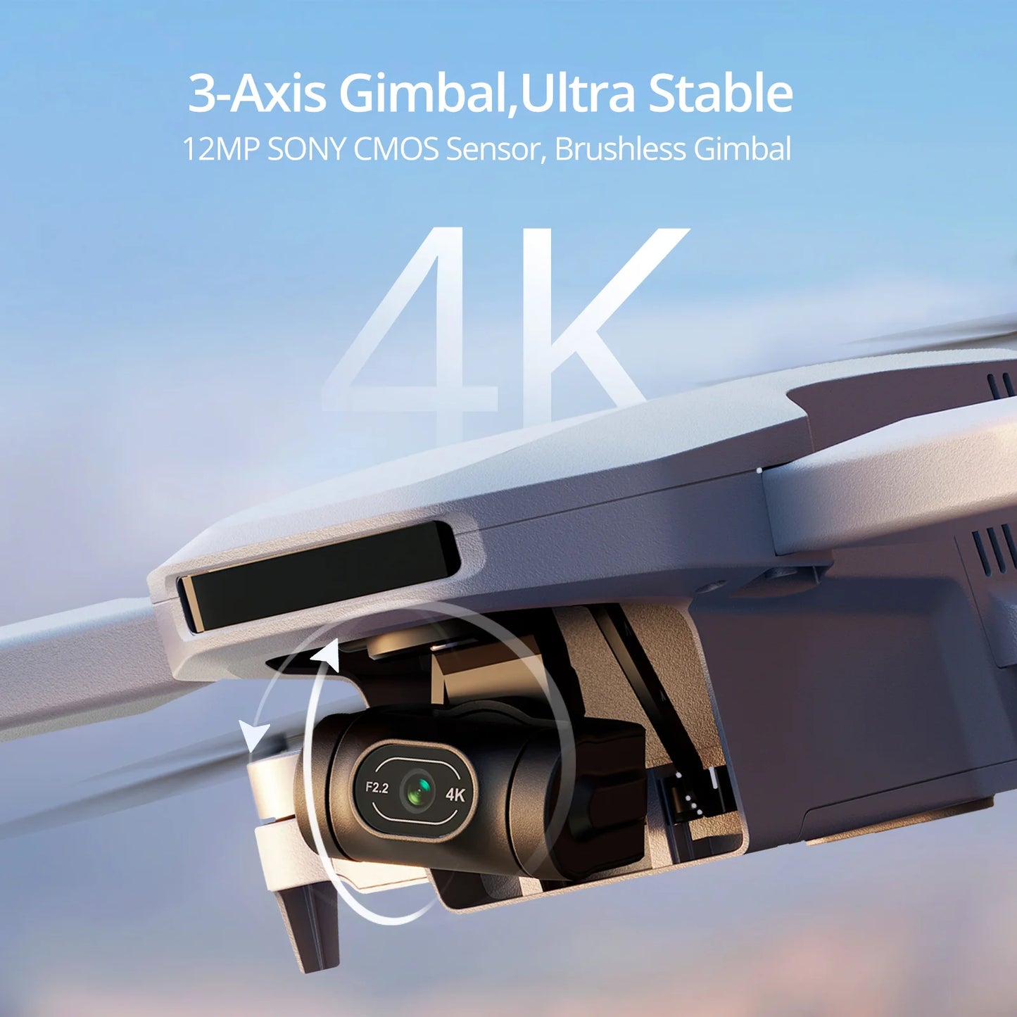 Potensic C0 4K GPS Drone With 3 Axis Gimbal Tracking