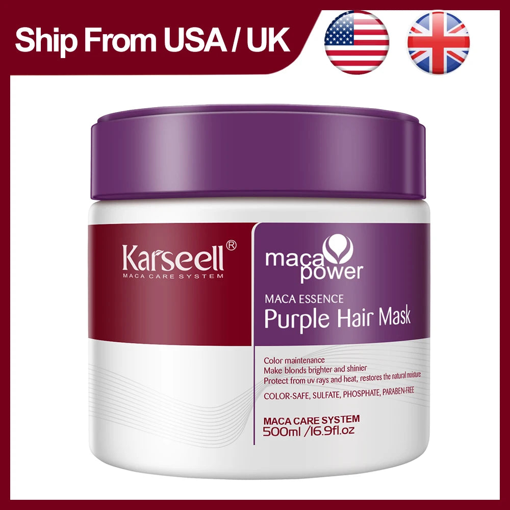 Karseell Hair Mask For Brass Neutralization On Highlighted Hair