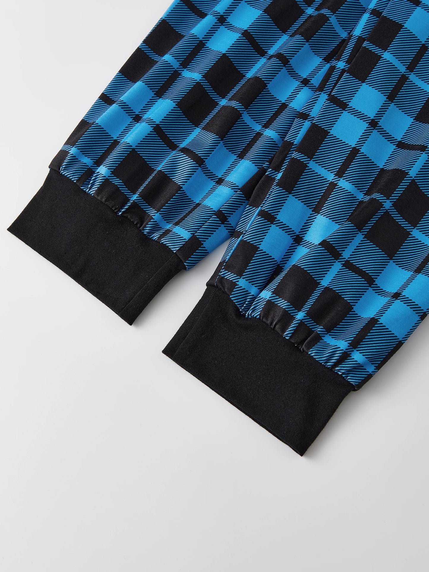 Family Matching Christmas Pajamas Set Plaid And Letter Print Sleepwear