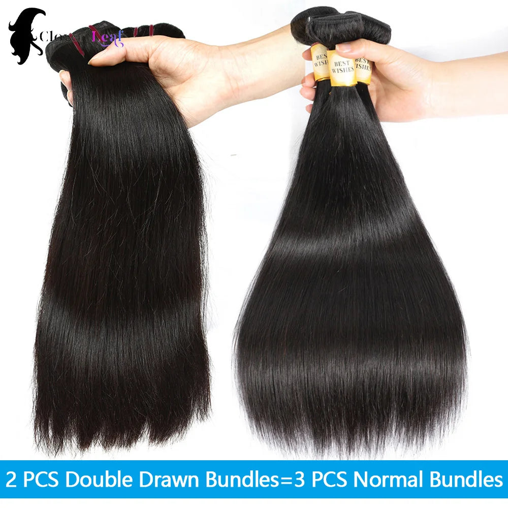Clover Leaf Vietnamese Virgin Hair Bundles Remy 100 Percent Straight