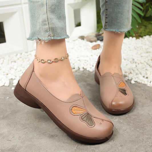 None Mary Janes Footwear Slip On Non Slip PU SoleGrip