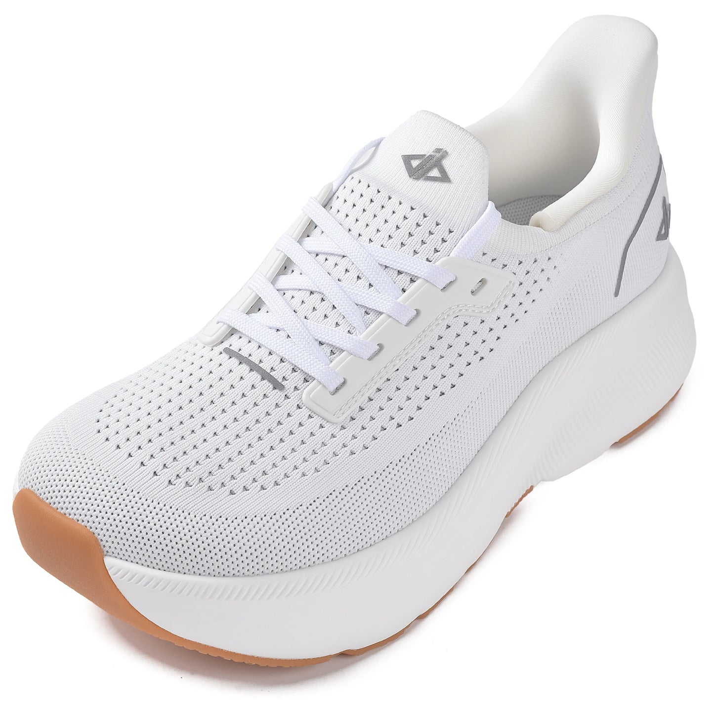 NONECN Women's Wide Toe Box Slip On Sneakers Arch Support