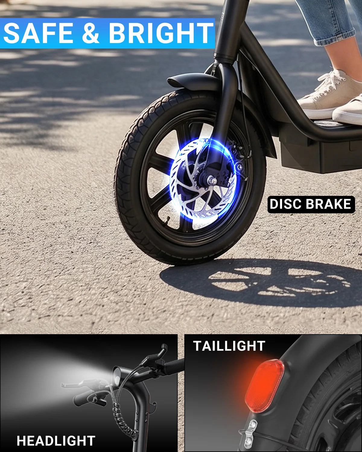 Dyu C4 Folding Electric Scooter E Bike Compact City Commuter