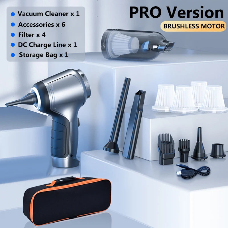 SUITU Wireless Auto Home Vacuum Cleaner Strong Suction Handheld Rechargeable