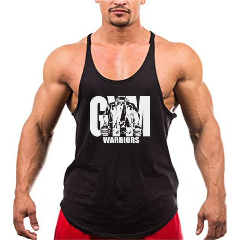 Cotton Breathable Sleeveless Gym Tank Top For Men YBack Vest