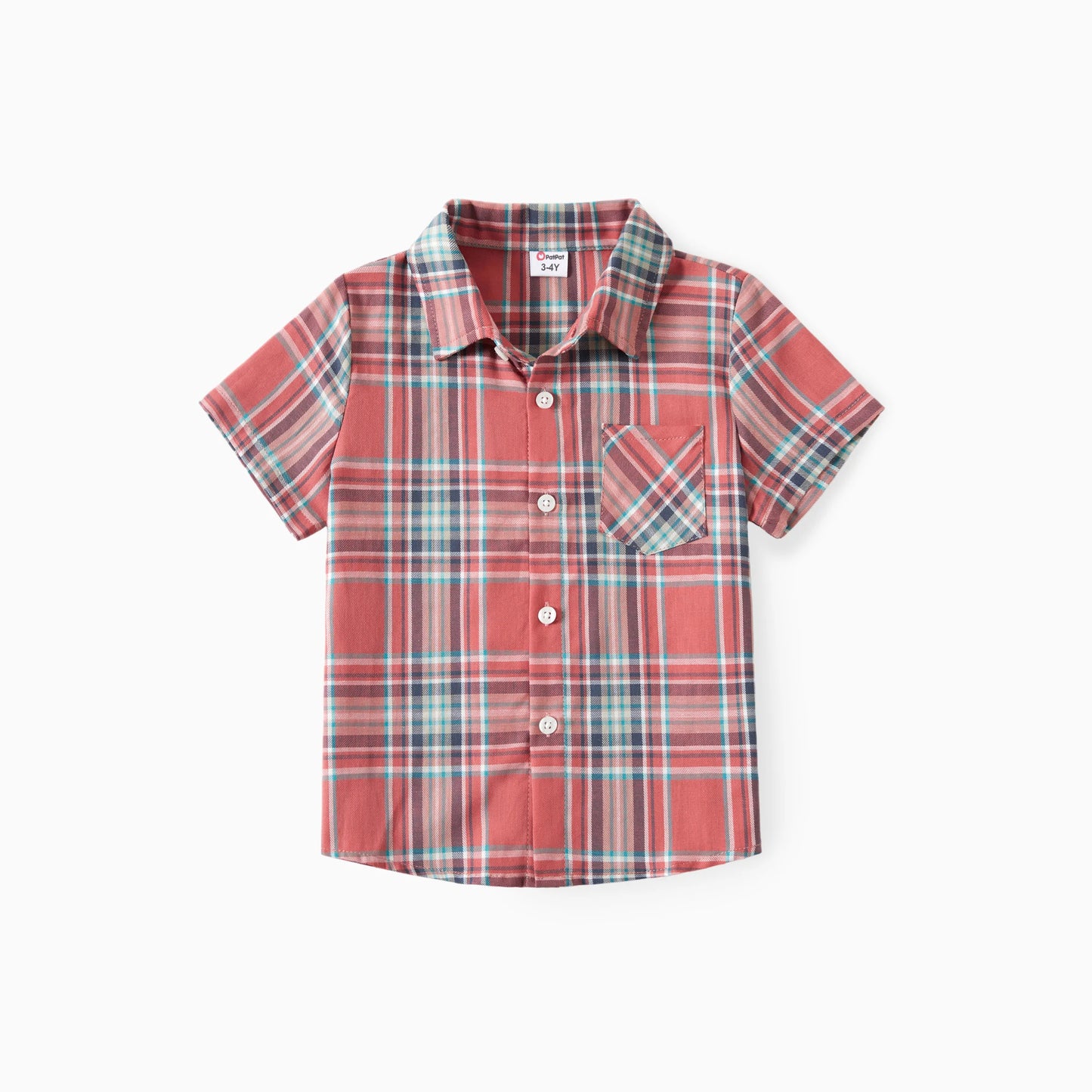 PATPAT Family Matching Plaid Shirt and Dress Sets for Kids